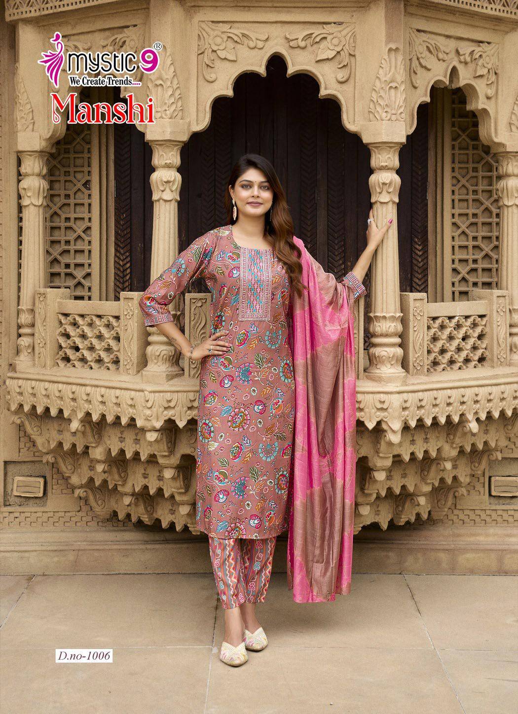 Mystic9 manshi vol 1 kurti ladies fashion wholesale